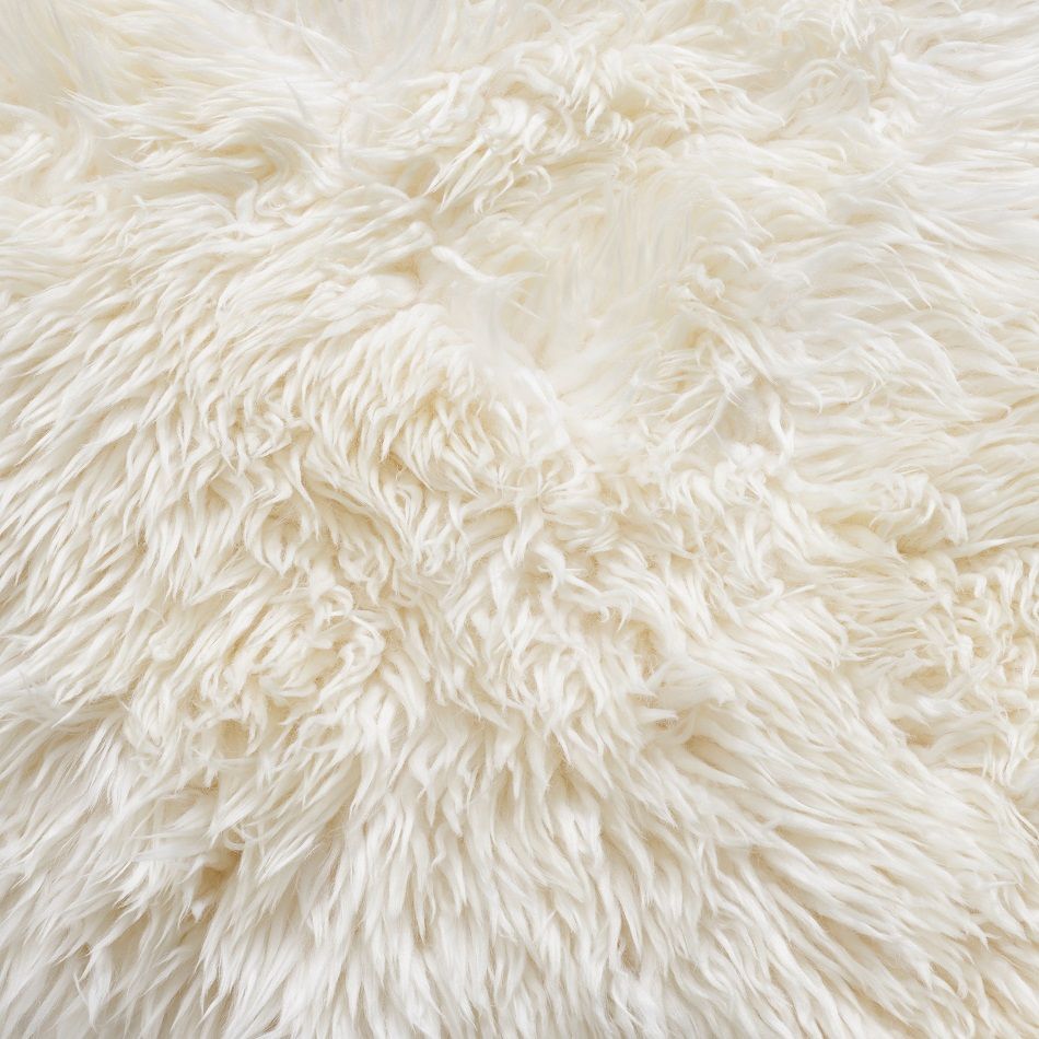 Back Country Rustic Sheepskin Rug Ivory Bowron