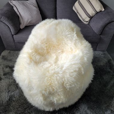 Longwool Bean Bag - Ivory