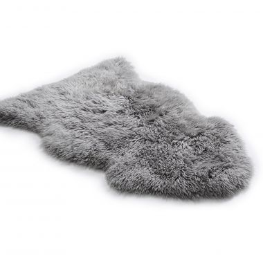Back Country Rustic Sheepskin rug - Grey