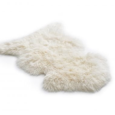 Back Country Rustic Sheepskin Rug - Ivory