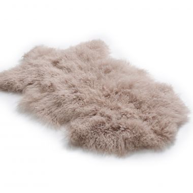 Tibetan Lambskin Rug - Camel