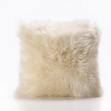Longwool Single Sided Cushion Cover - Champagne