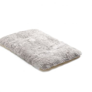 Curly Wool Pet Mat - Medium Grey