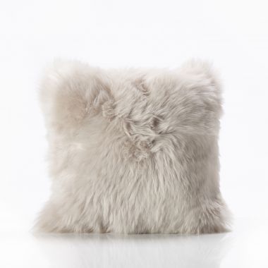 Longwool Single Sided Cushion Cover - Stone