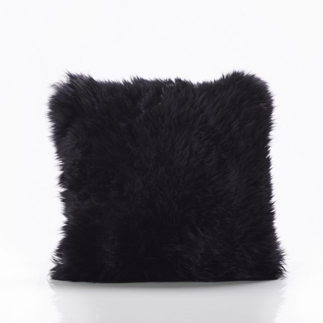 Image of Longwool Single Sided Cushion Cover - Black
