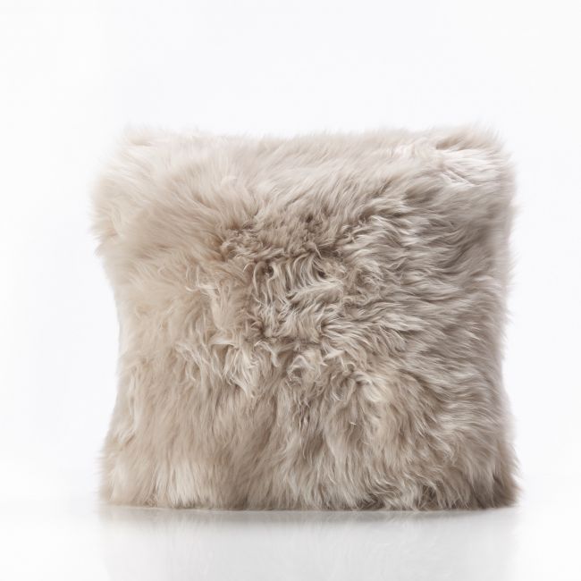 Image of Longwool Double Sided Cushion Cover - Stone