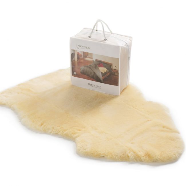 Image of Natural Lambskin Bed Pad - Fleeceease 120cm