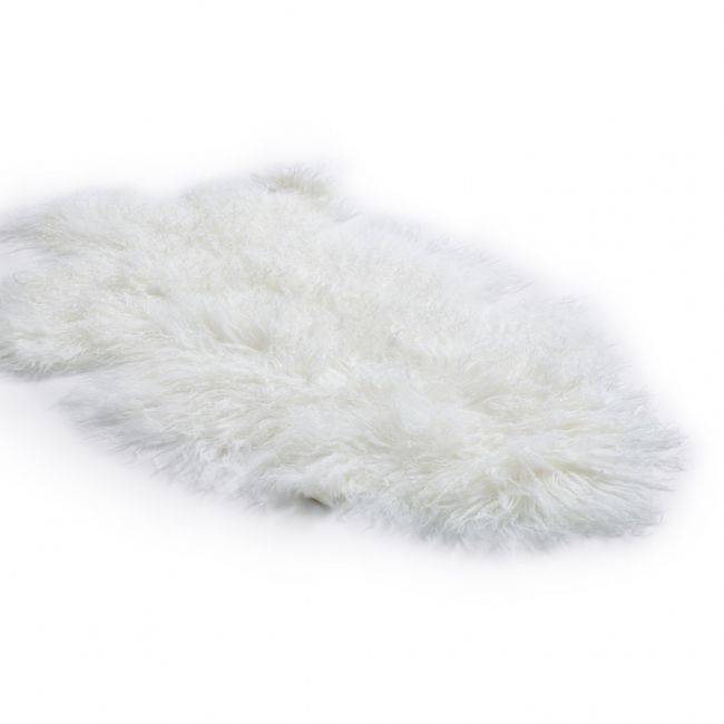 Image of Tibetan Lambskin Rug - White